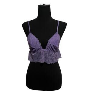 NWOT Out From Under Lavender Lace Bralette - L